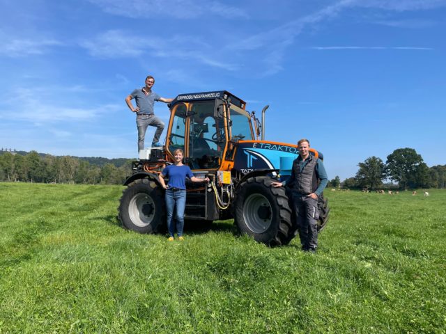 Das Entwickler Team des TADUS Erprobungstraktors 2024