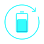 AI-generierte Darstellung von Batterieladen