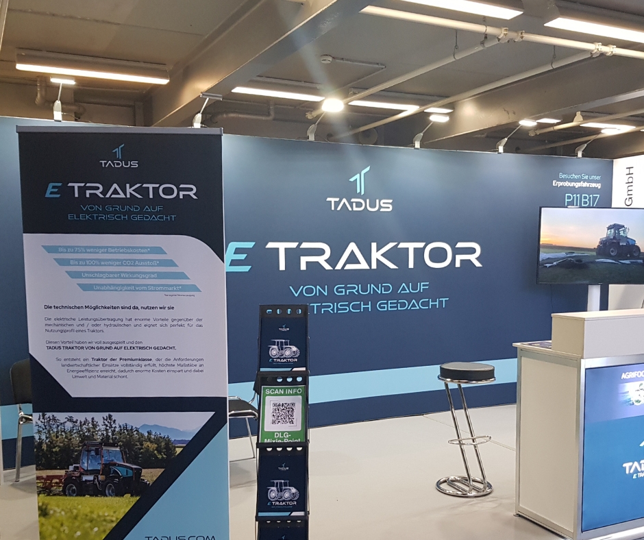 Messestand auf der Agritechnica 2023 – internationale Fachmesse für Landtechnik.